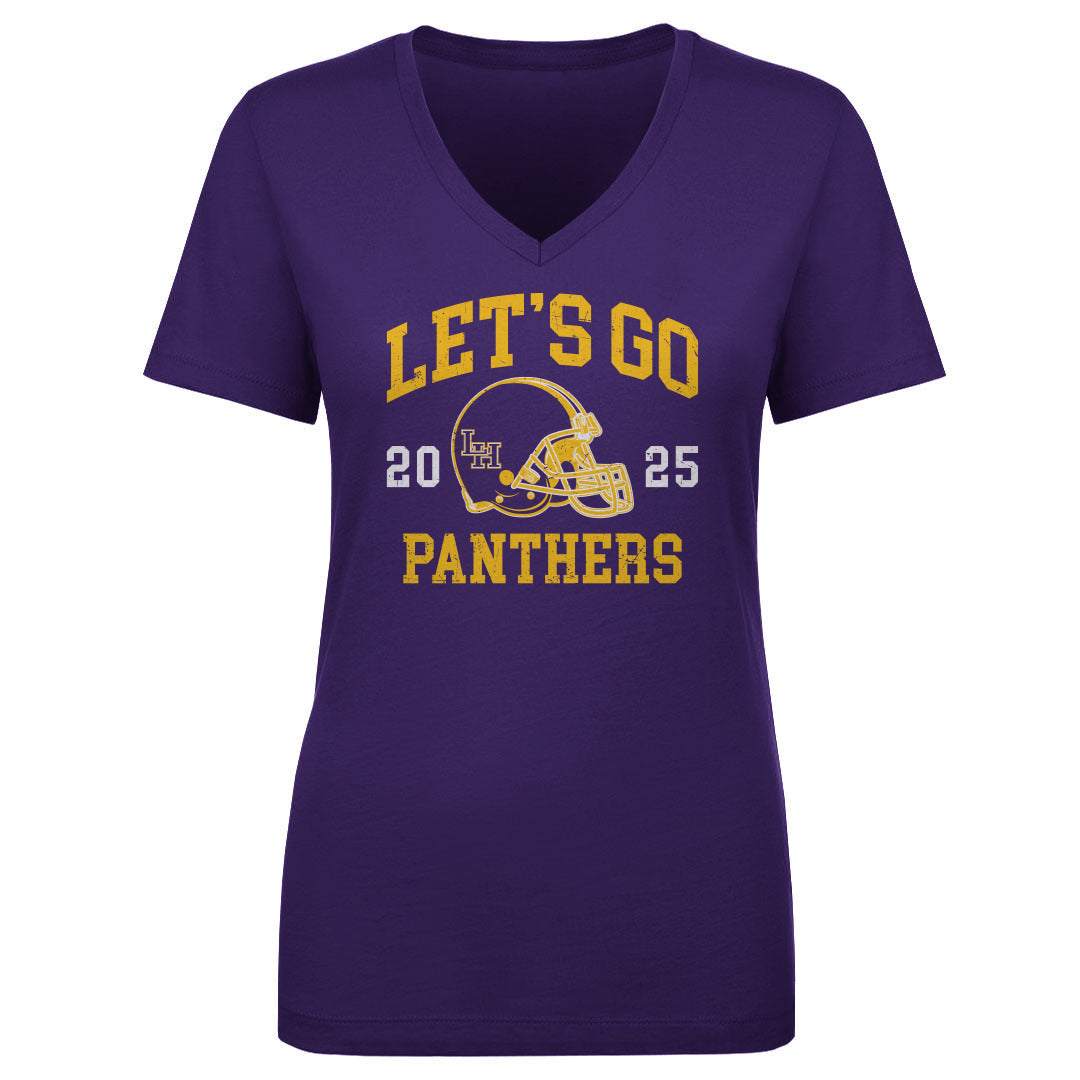 Women's V Neck Let's Go Helmet