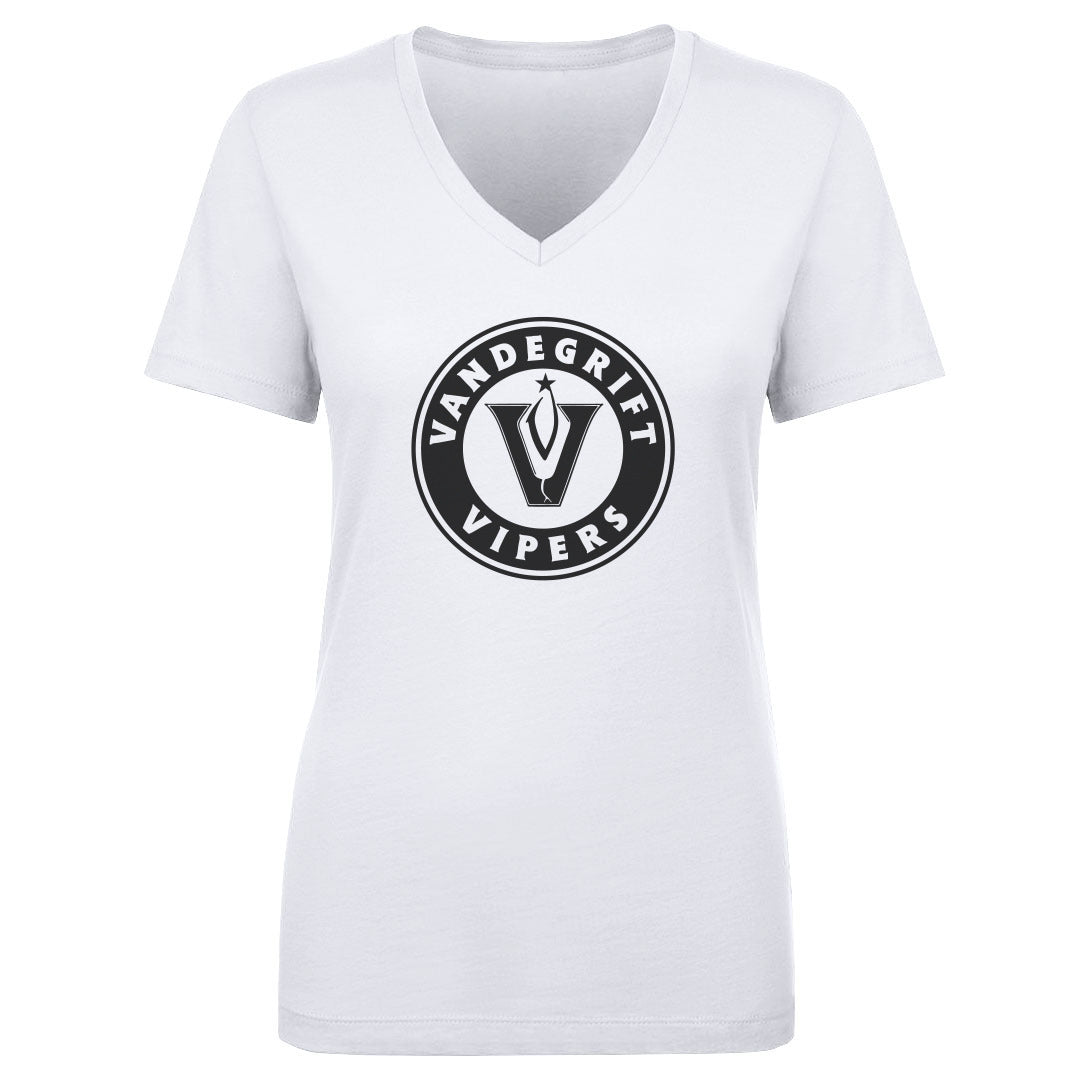 Women's V Neck Vandegrift Logo