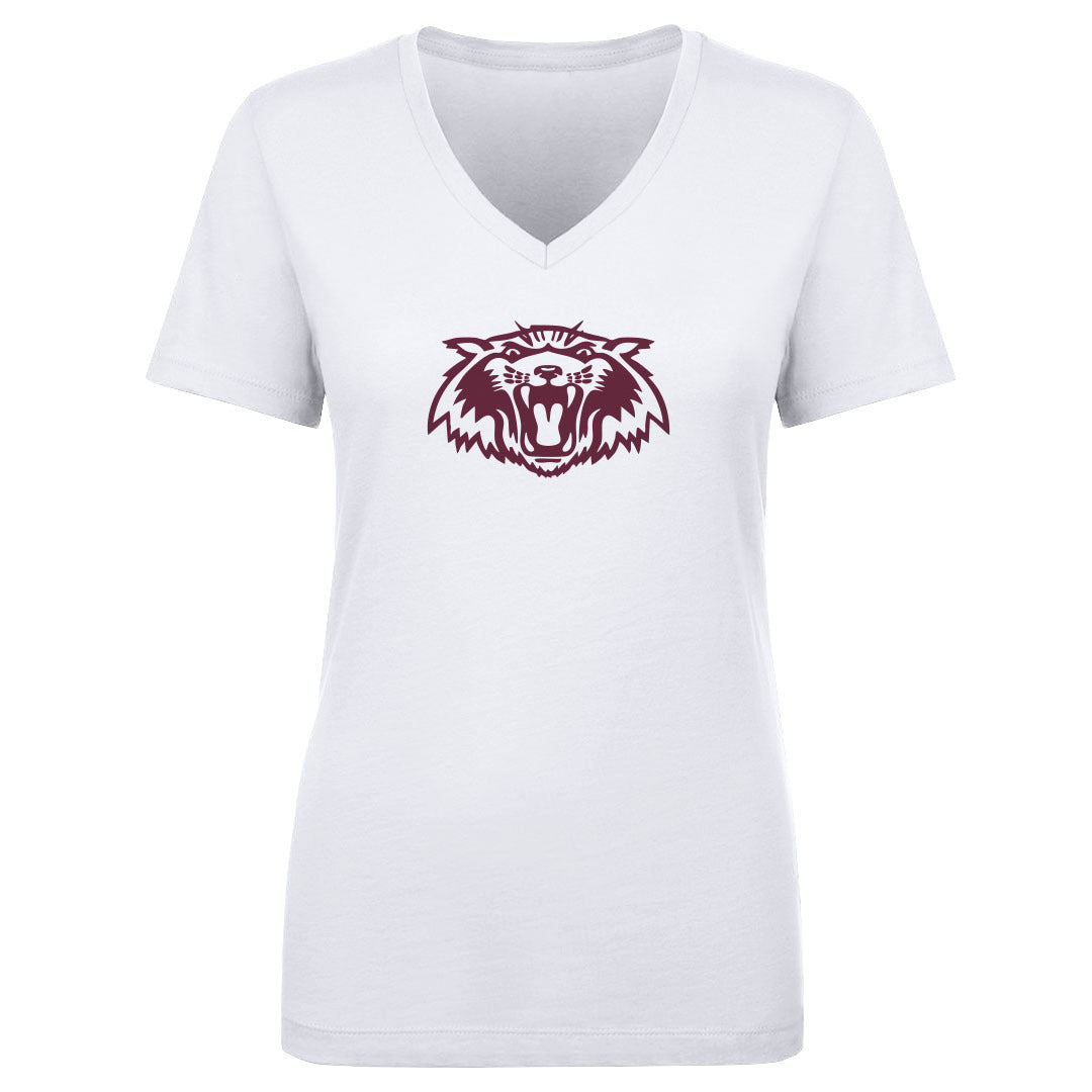 Woman's V Neck Plano Wildcat