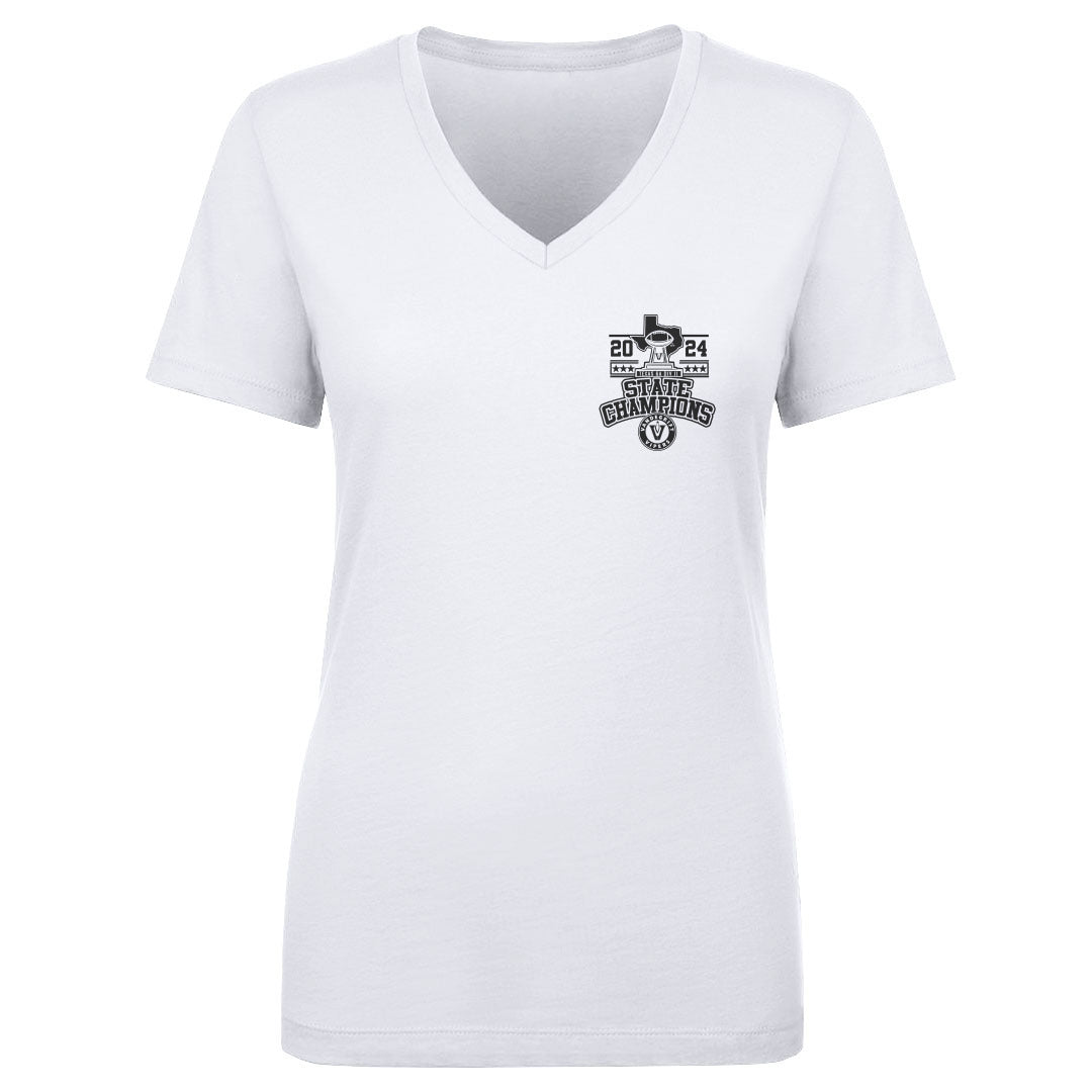 Women's V-Neck Vandegrift State Champions