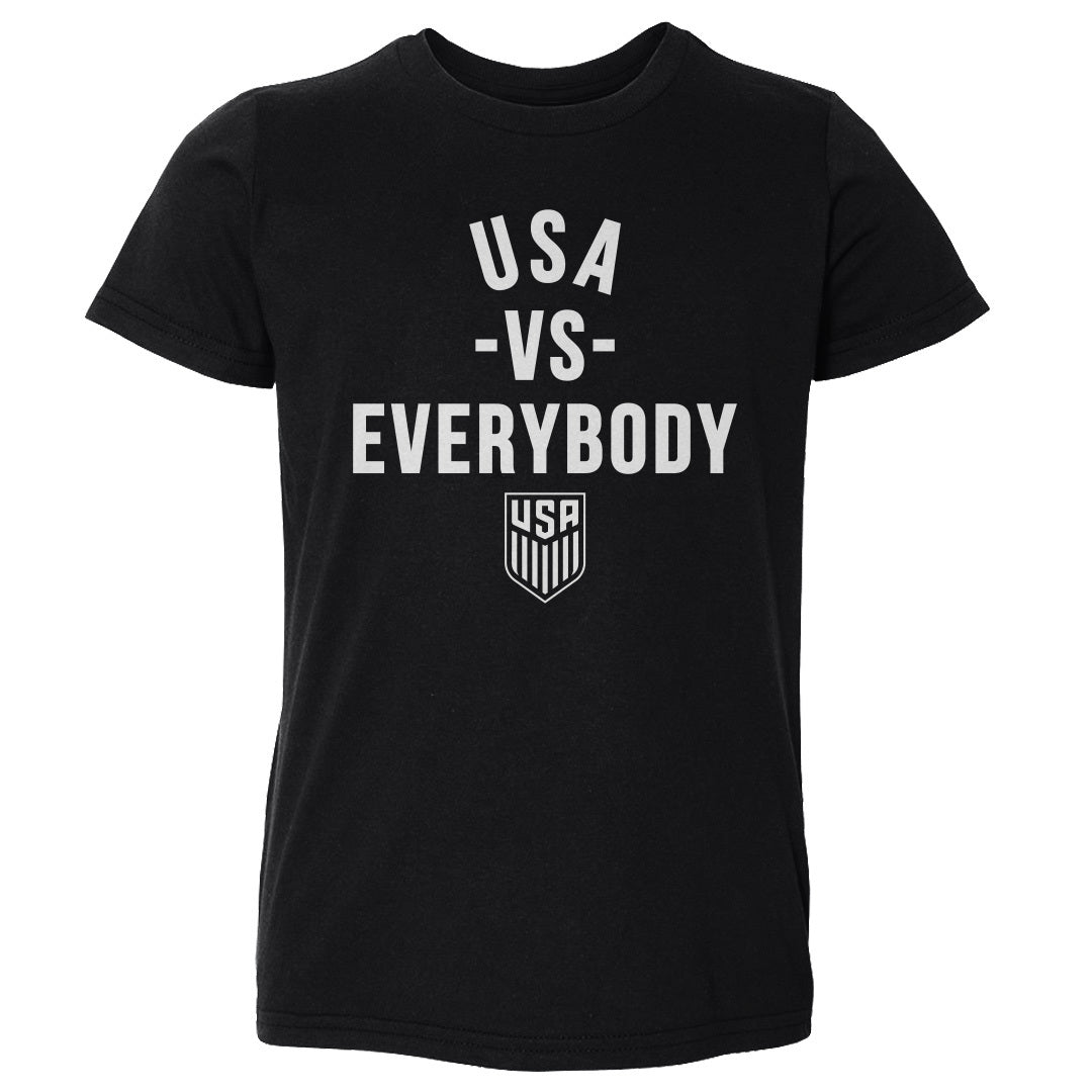 Toddler Tee U.S. Soccer Vs. Everybody WHT