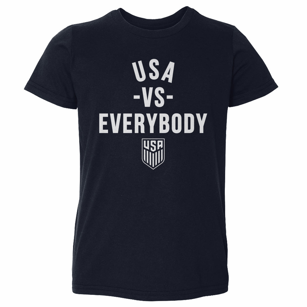Toddler Tee U.S. Soccer Vs. Everybody WHT