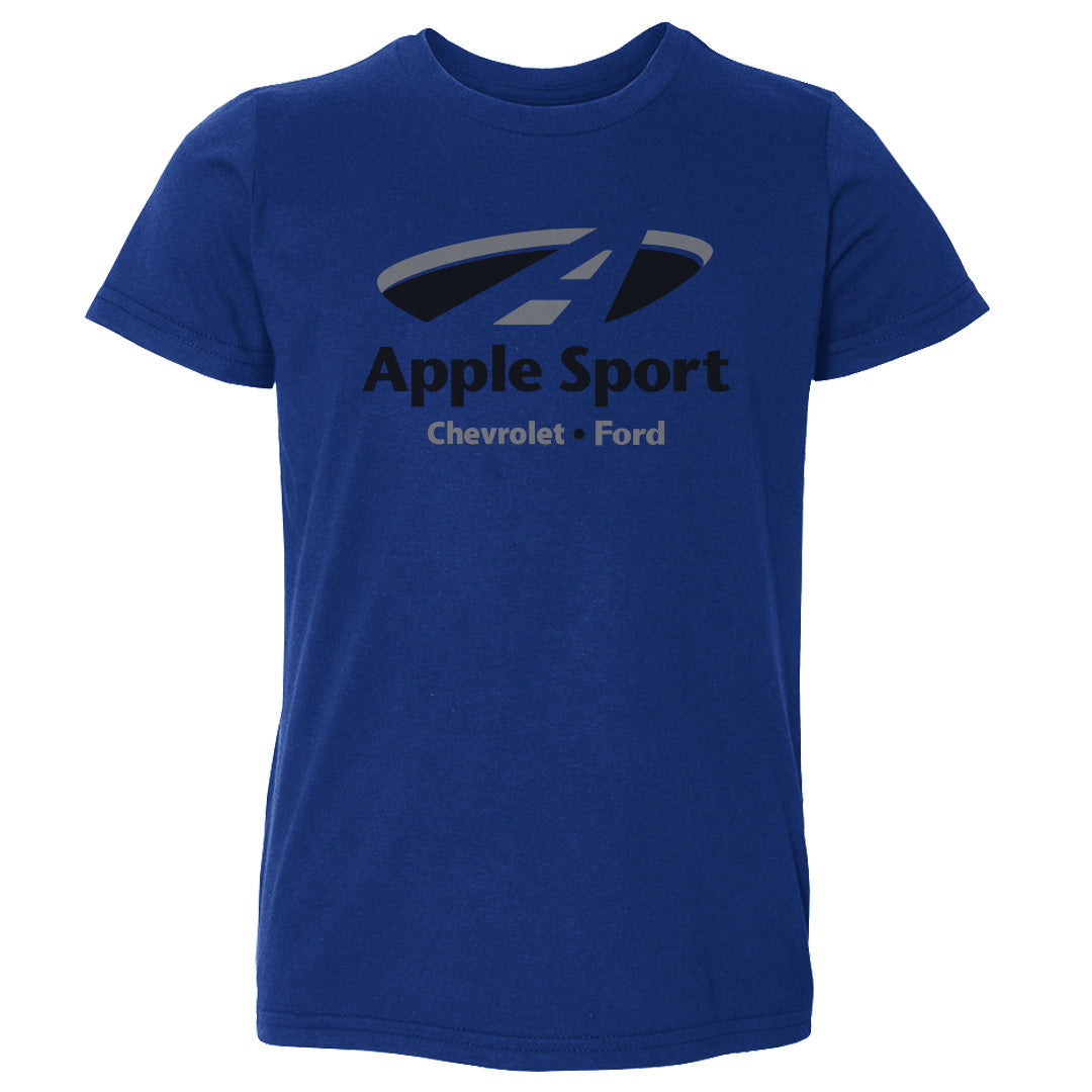 Toddler Tee Apple Sport Chevy/Ford BLK Logo on BLU