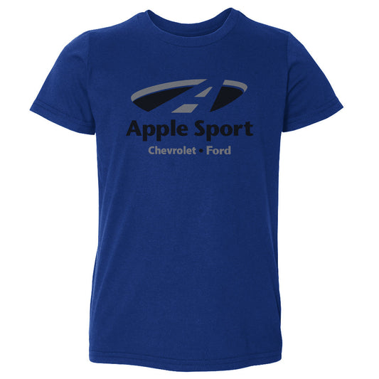 Toddler Tee Apple Sport Chevy/Ford BLK Logo on BLU