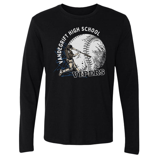 Adult Long Sleeve Tee Vandegrift High School Baseball