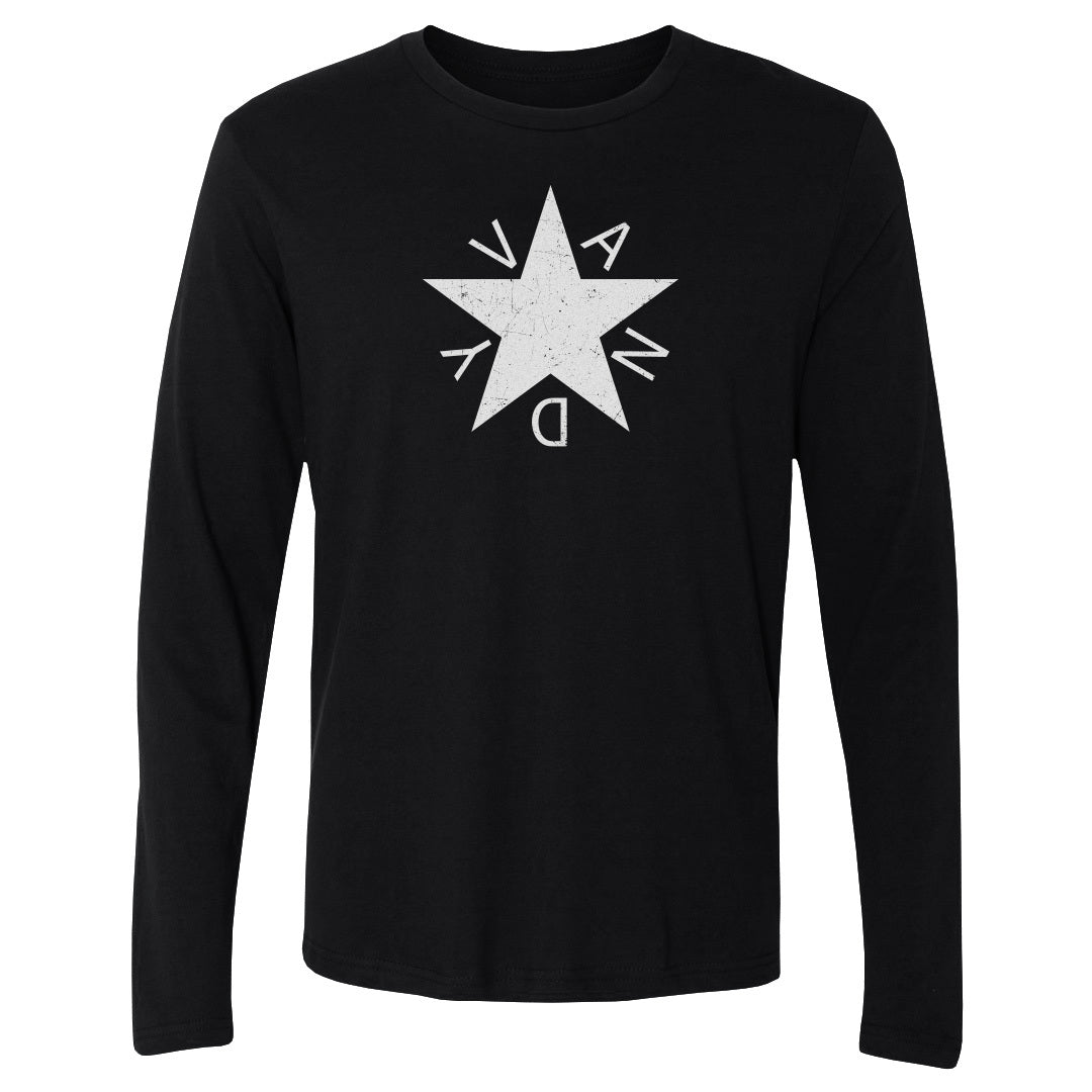 Adult Long Sleeve Tee Vandy Star - on black