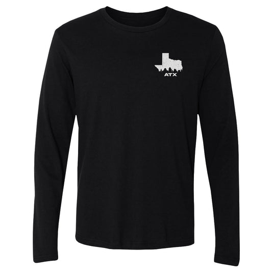 Adult Long Sleeve Tee Austin ATX Pocket