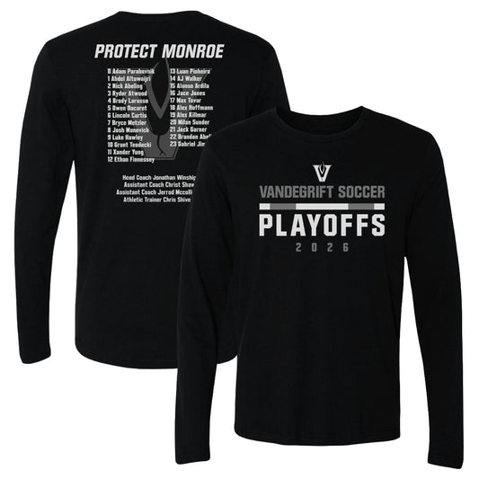 Adult Long Sleeve Tee Vandegrift Men's Soccer Playoffs