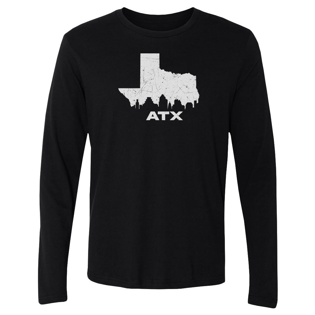Adult Long Sleeve Tee Austin Texas ATX