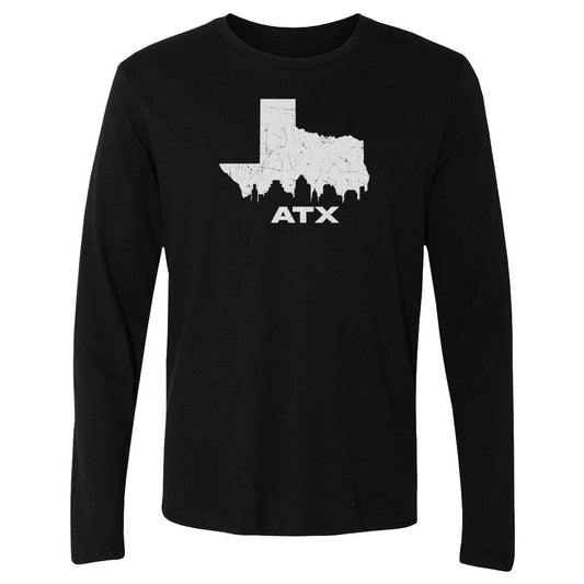 Adult Long Sleeve Tee Austin Texas ATX