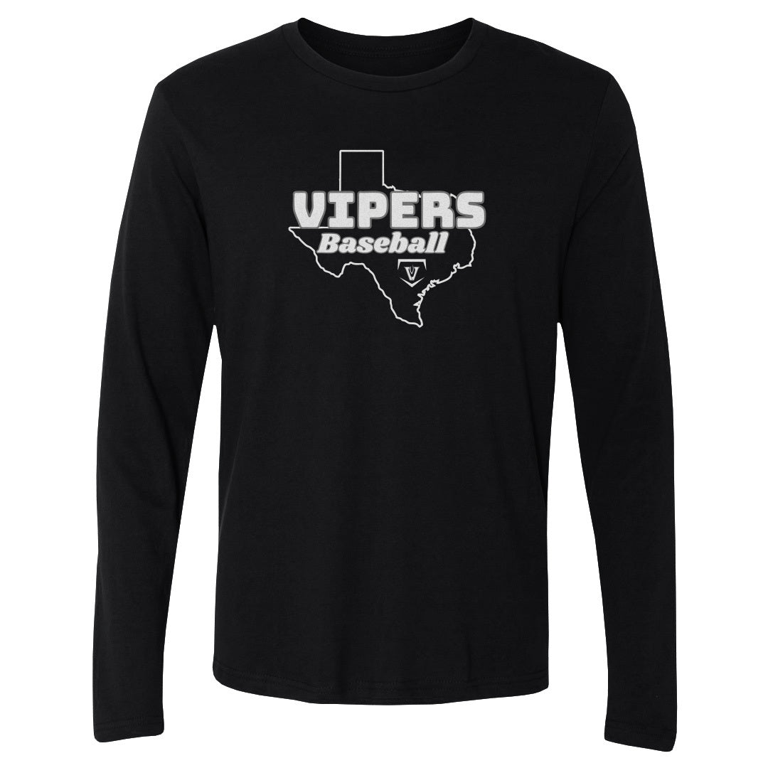 Adult Long Sleeve Tee Vandegrift Baseball Texas
