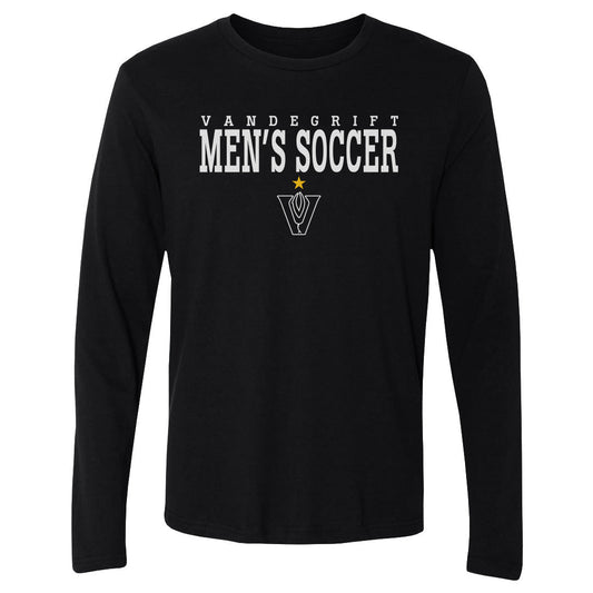 Adult Long Sleeve Tee Gold Star Black