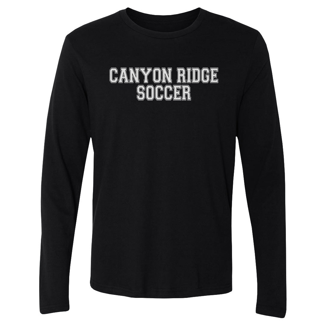 Adult Long Sleeve Tee Canyon Ridge Soccer