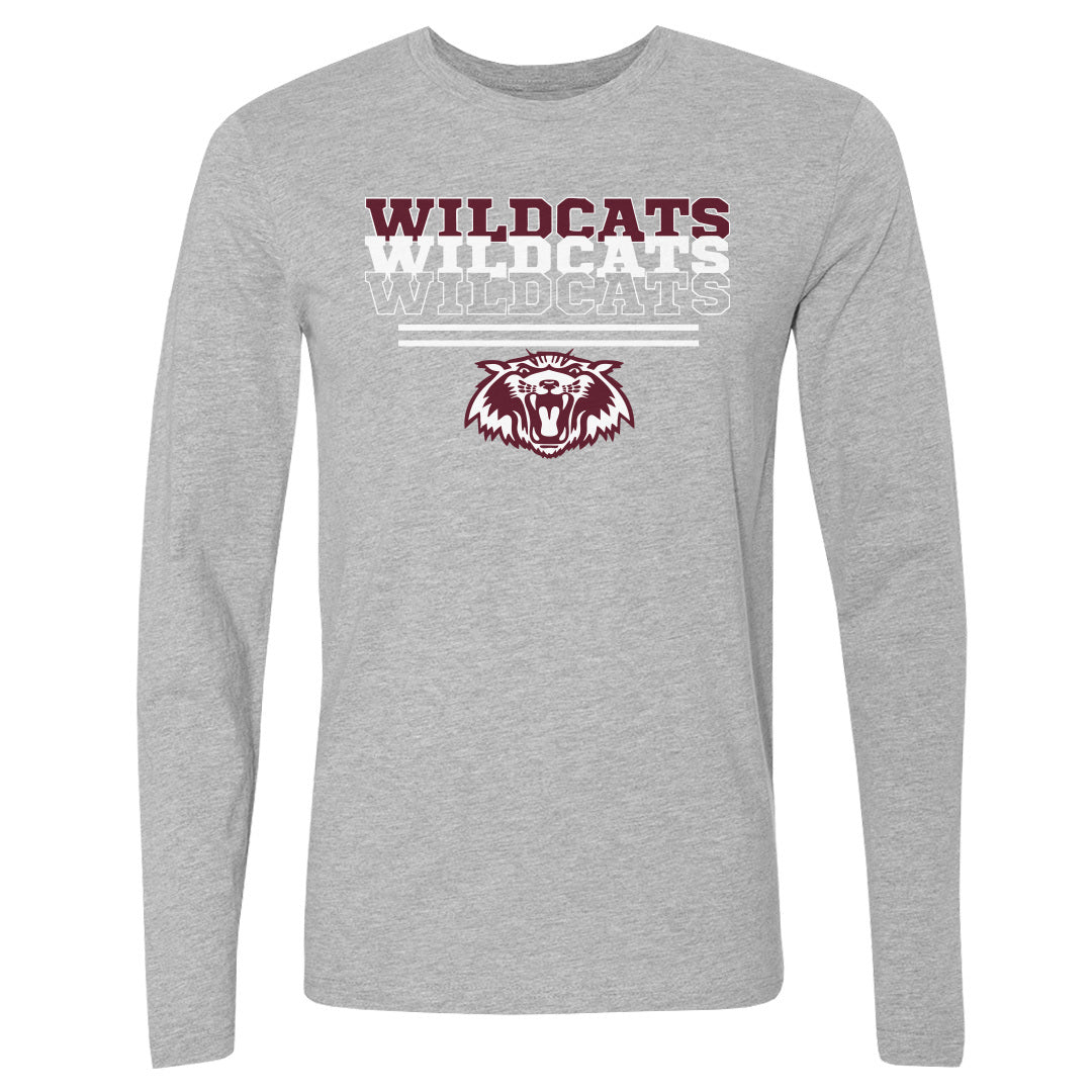 Adult Long Sleeve Tee Plano Wildcats 2603