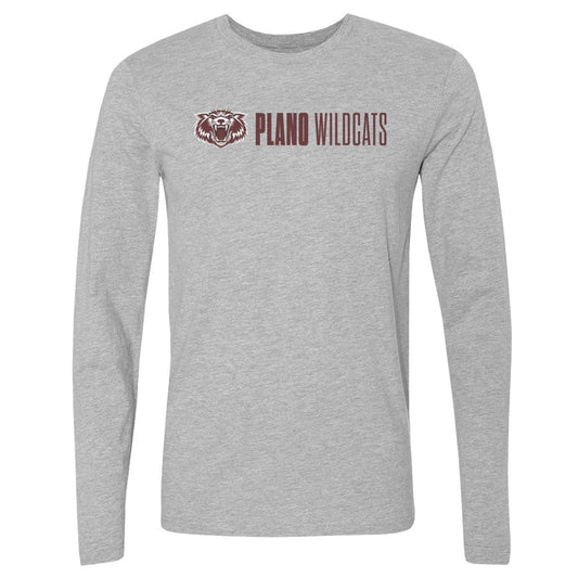 Adult Long Sleeve Tee Plano Wildcats 2605