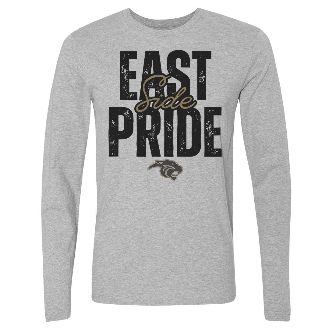Men's Long Sleeve Tee Plano East Side Pride Stacked