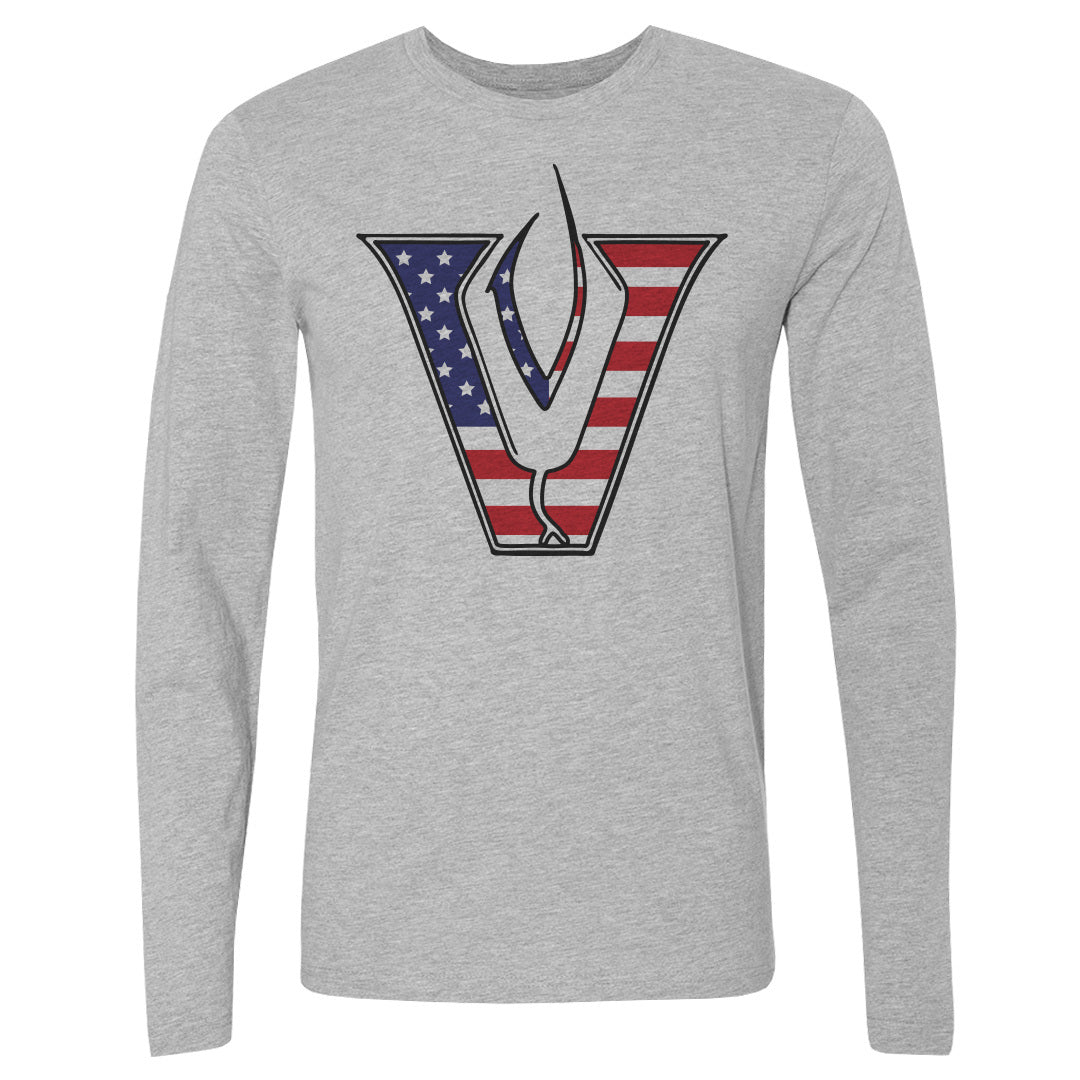 Adult Long Sleeve Tee US Flag