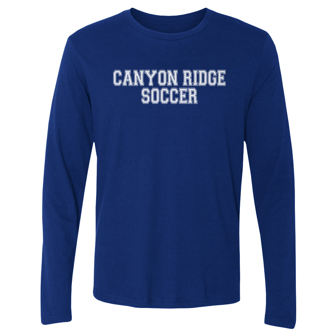 Adult Long Sleeve Tee Canyon Ridge Soccer
