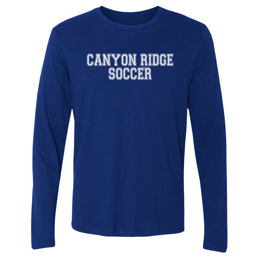 Adult Long Sleeve Tee Canyon Ridge Soccer