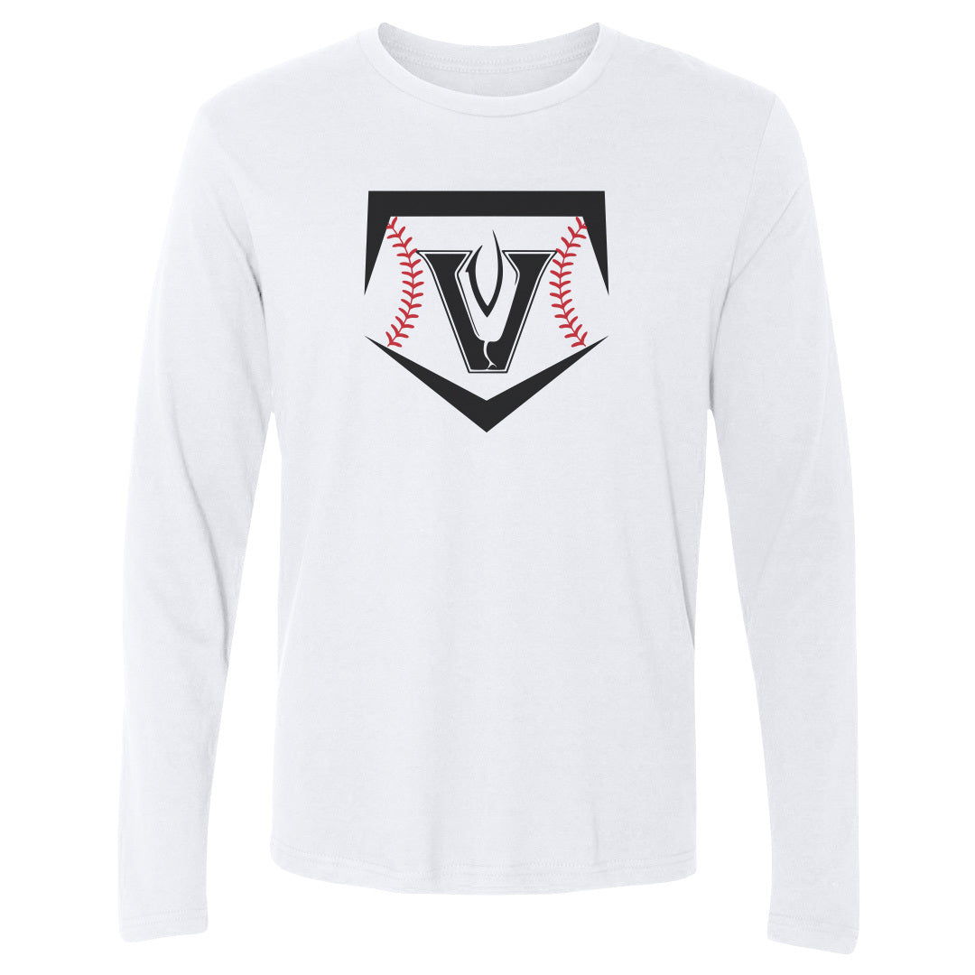 Adult Long Sleeve Tee Vandegrift Baseball Diamond