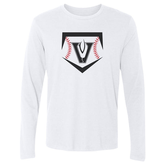Adult Long Sleeve Tee Vandegrift Baseball Diamond
