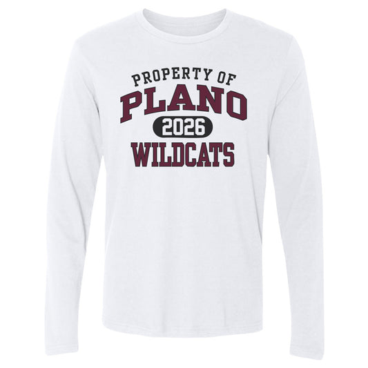 Adult Long Sleeve Tee Property Of Plano