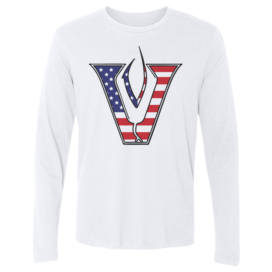 Adult Long Sleeve Tee US Flag
