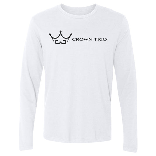 Men's Long Sleeve Tee Crown Trio Logo Horizontal