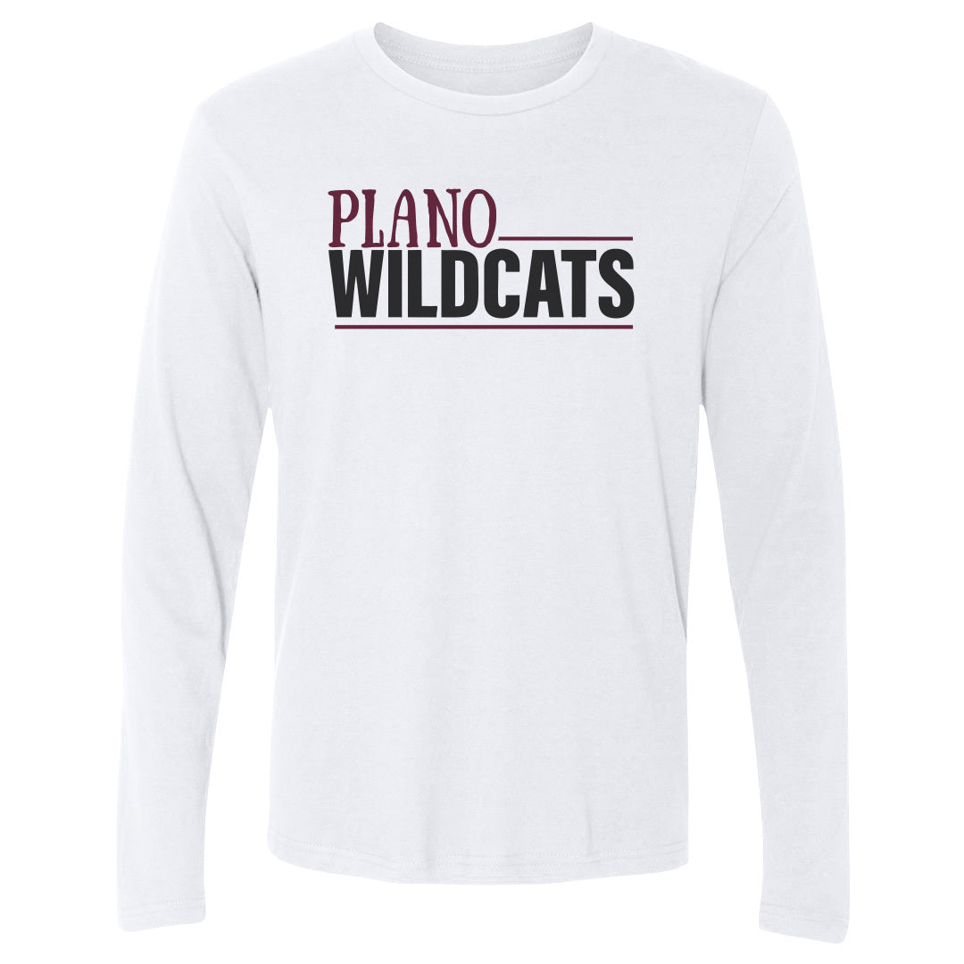 Adult Long Sleeve Tee Plano Wildcats 2601