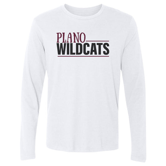Adult Long Sleeve Tee Plano Wildcats 2601