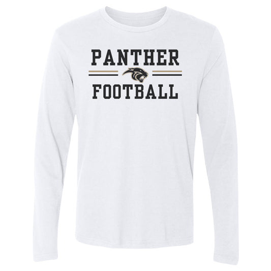 Adult Long Sleeve Tee Panther Football