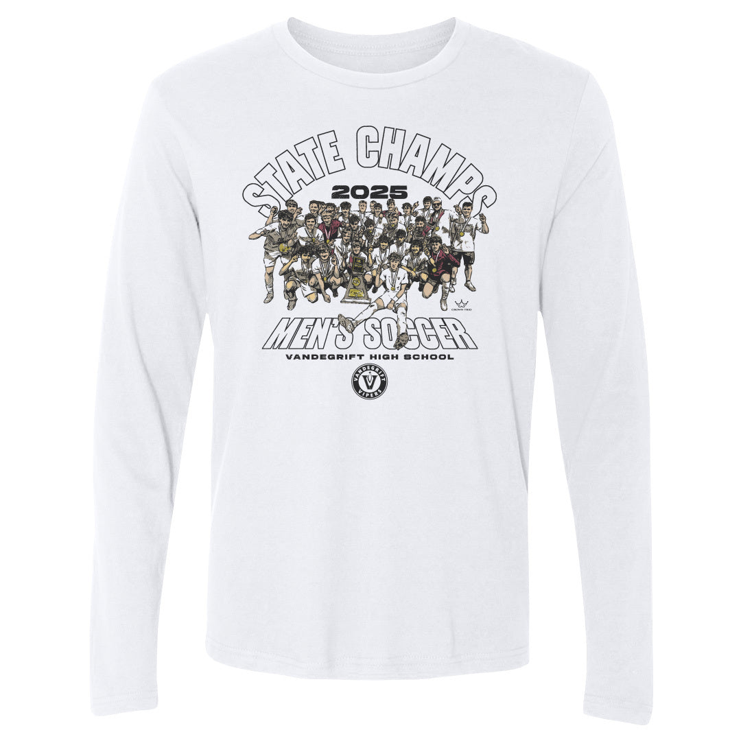 Men's Long Sleeve Tee Soccer State Champs