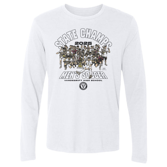 Men's Long Sleeve Tee Soccer State Champs