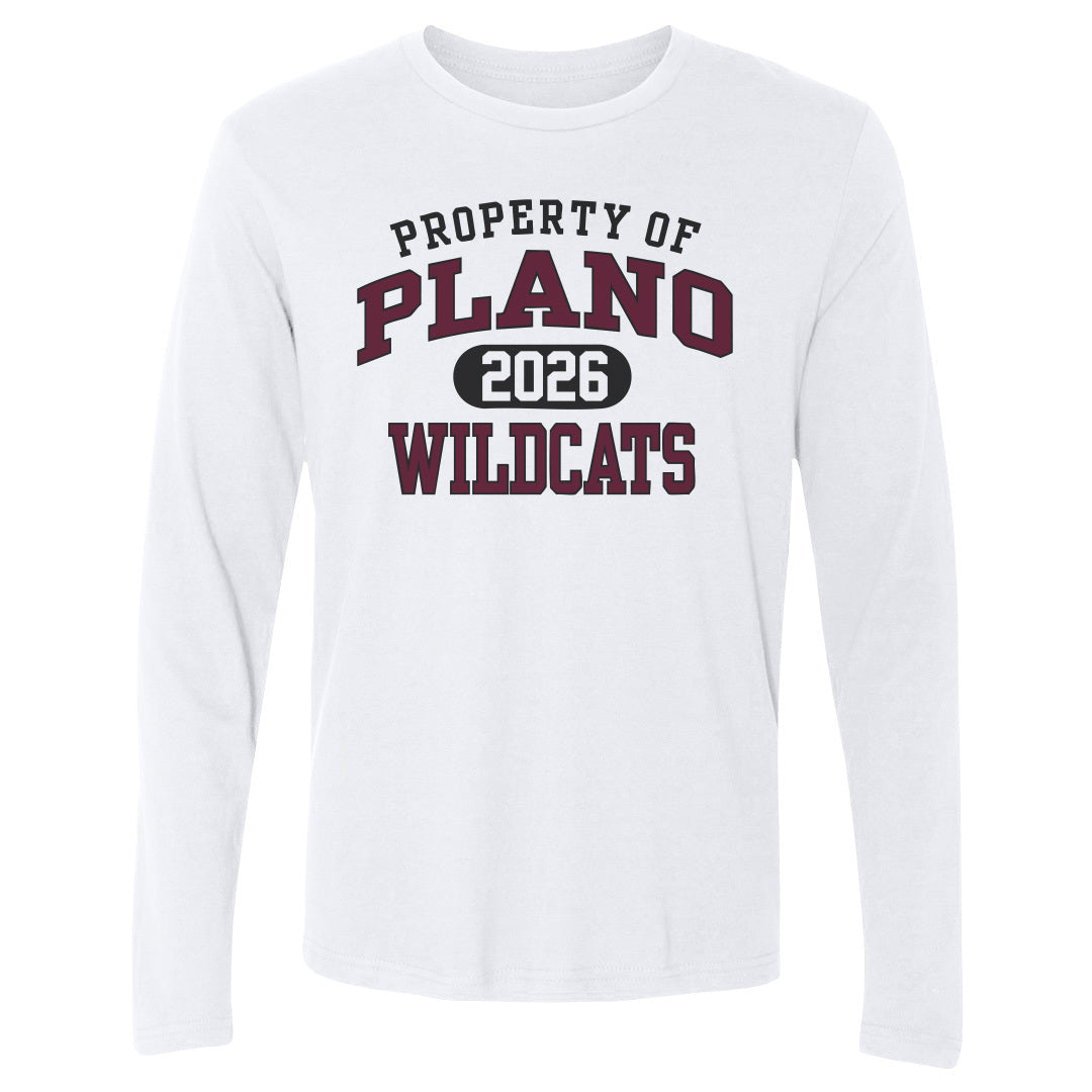 Adult Long Sleeve Tee Property Of Plano