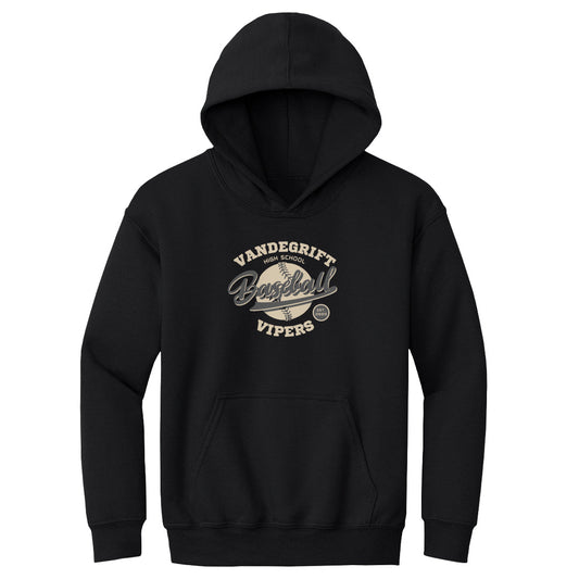 Youth Hoodie Vandegrift Baseball Script