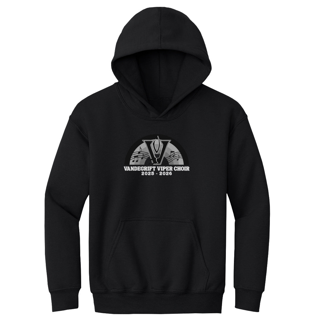 Youth Hoodie Viper Choir Rainbow Notes