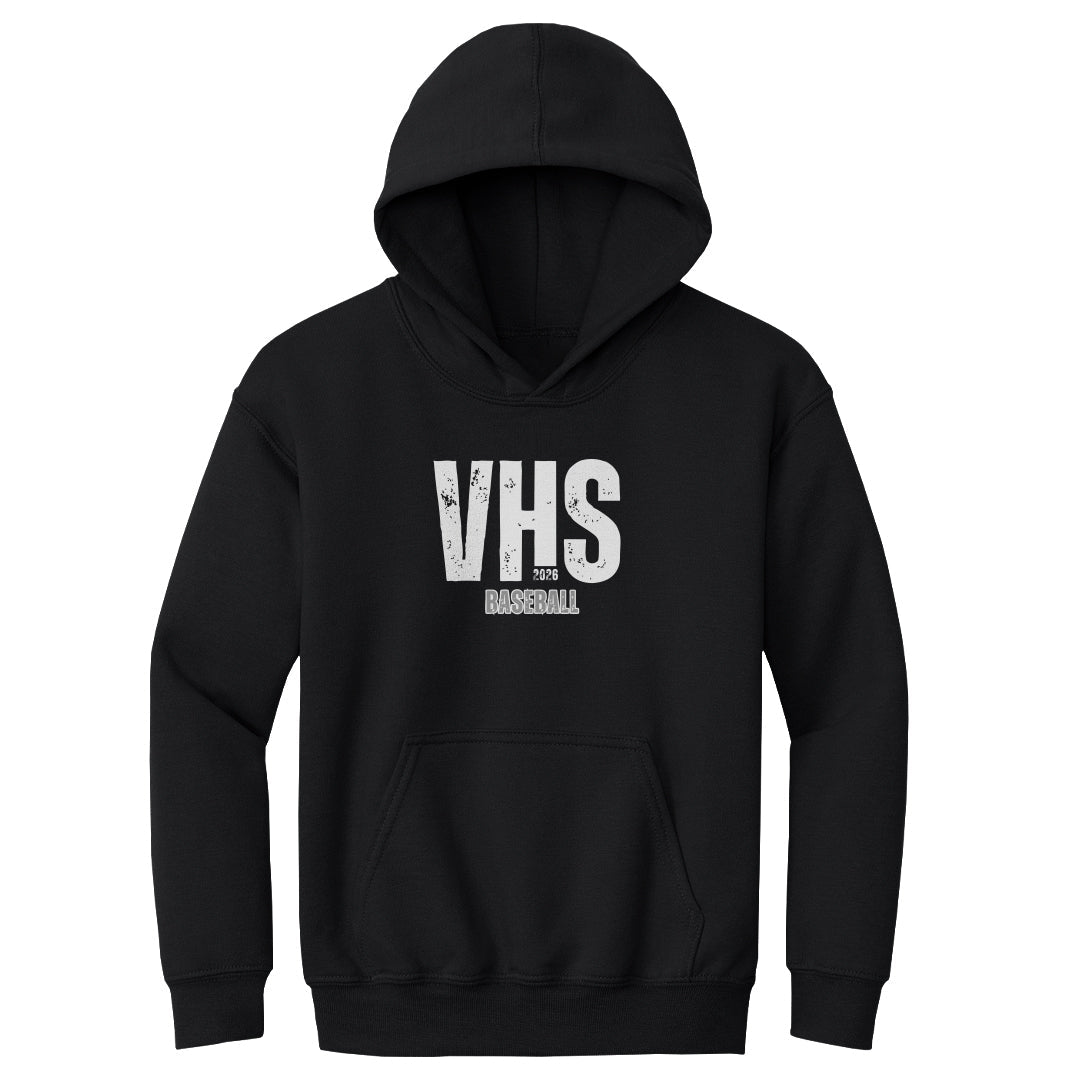 Youth Hoodie Vandegrift Baseball VHS Grunge