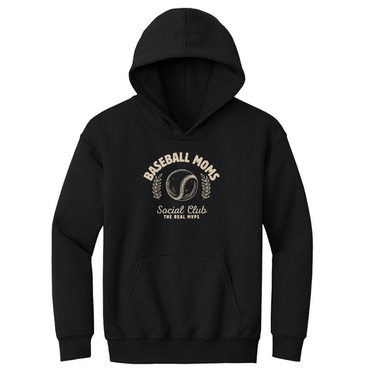 Youth Hoodie Vandegrift Baseball Moms Real