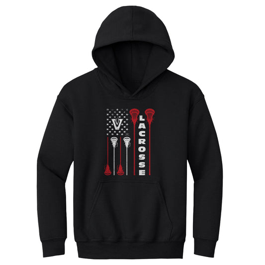 Youth Hoodie Vipers Lacrosse American Flag