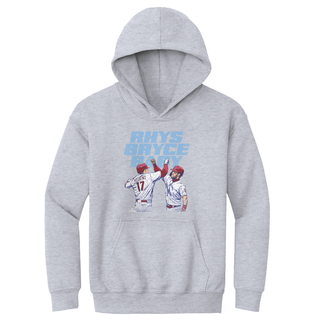 Bryce Harper & Rhys Hoskins Philadelphia Rhys Bryce Baby WHT