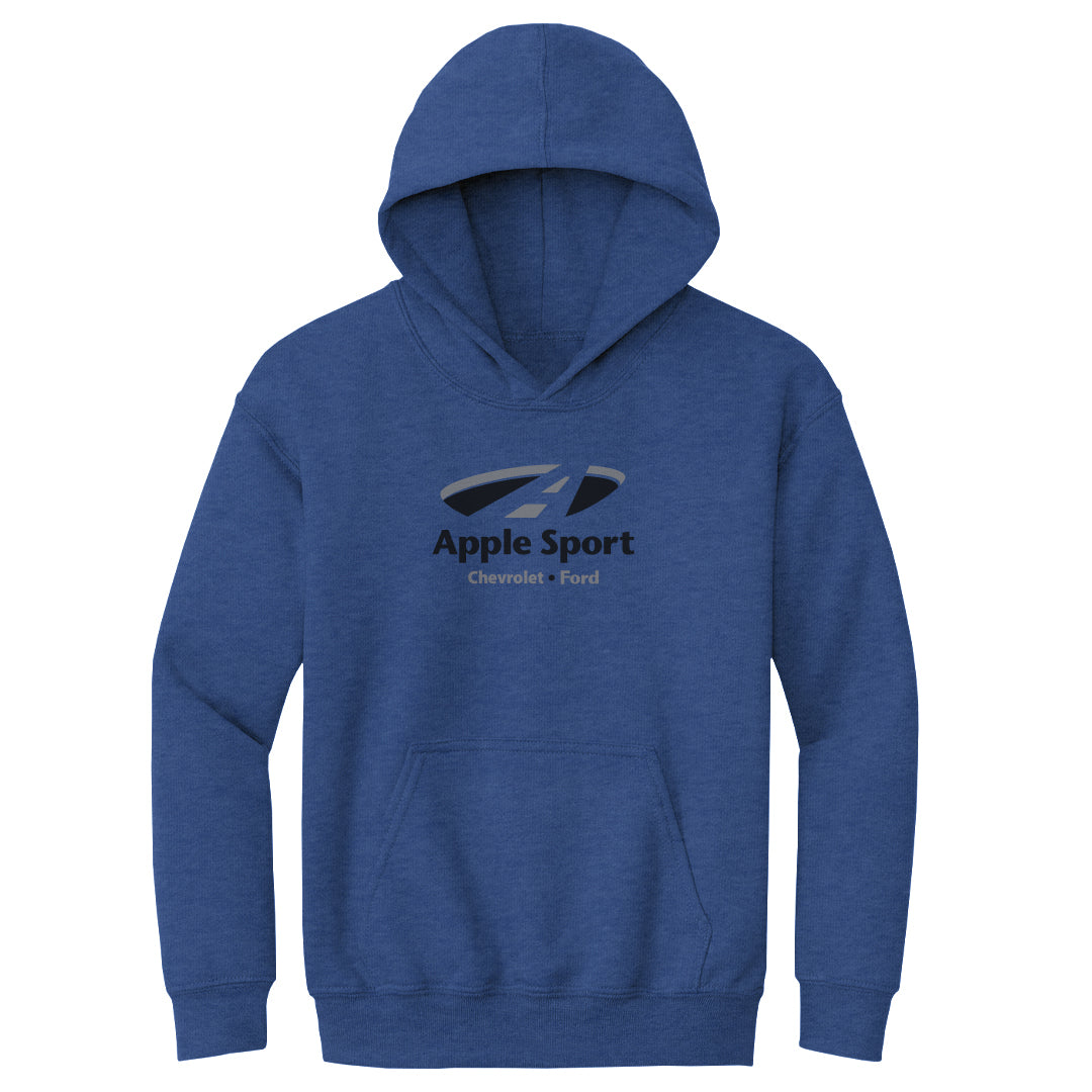 Youth Hoodie Apple Sport Chevy/Ford BLK Logo on BLU