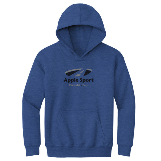 Youth Hoodie Apple Sport Chevy/Ford BLK Logo on BLU