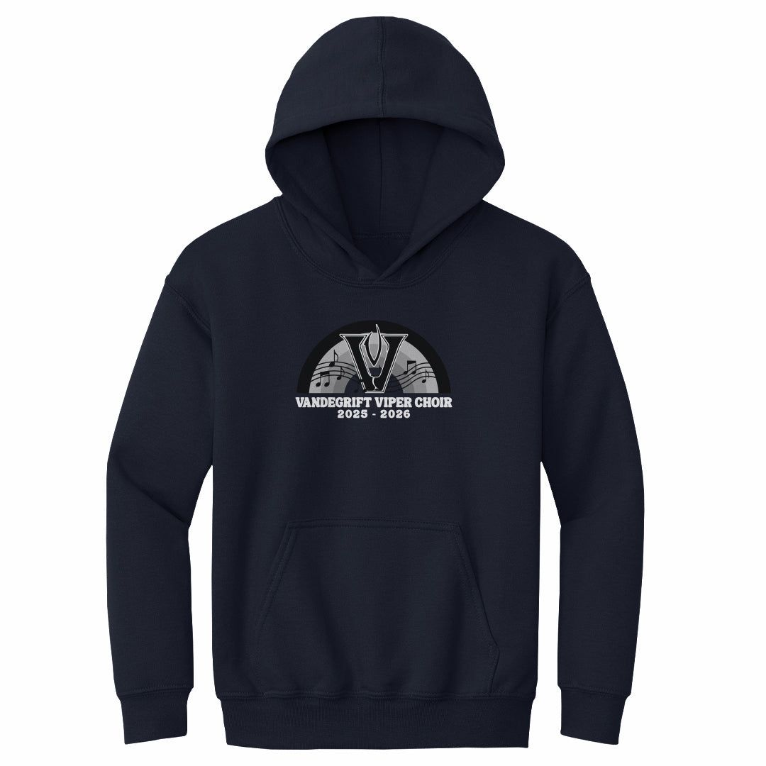 Youth Hoodie Viper Choir Rainbow Notes
