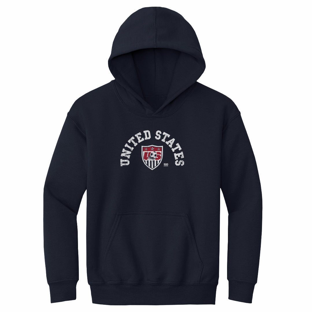 Youth Hoodie U.S. Soccer Retro Arch WHT