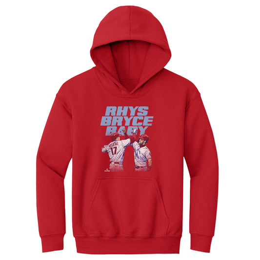 Bryce Harper & Rhys Hoskins Philadelphia Rhys Bryce Baby WHT