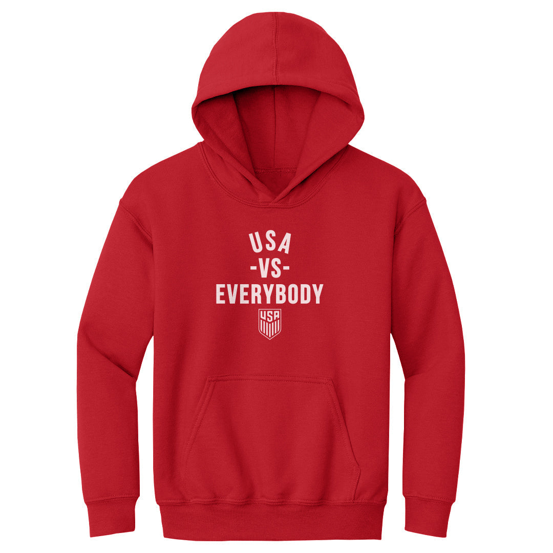 Youth Tee U.S. Soccer Vs. Everybody WHT