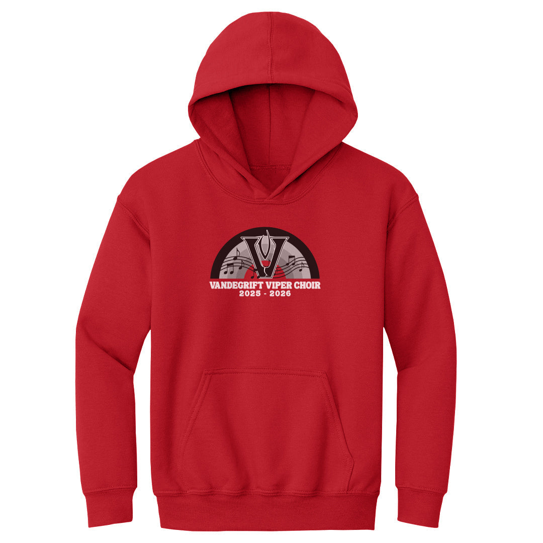 Youth Hoodie Viper Choir Rainbow Notes