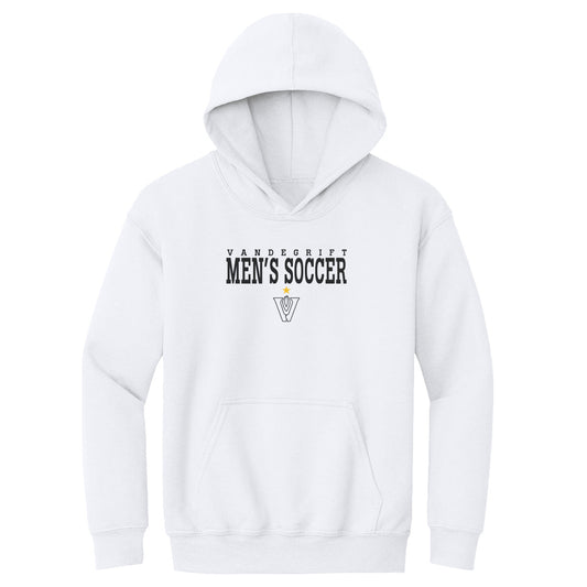 Youth Hoodie Gold Star White