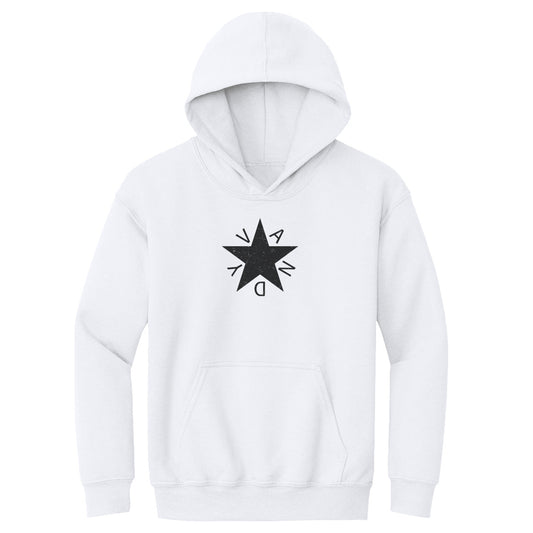 Youth Hoodie Vandy Star - On White & Gray