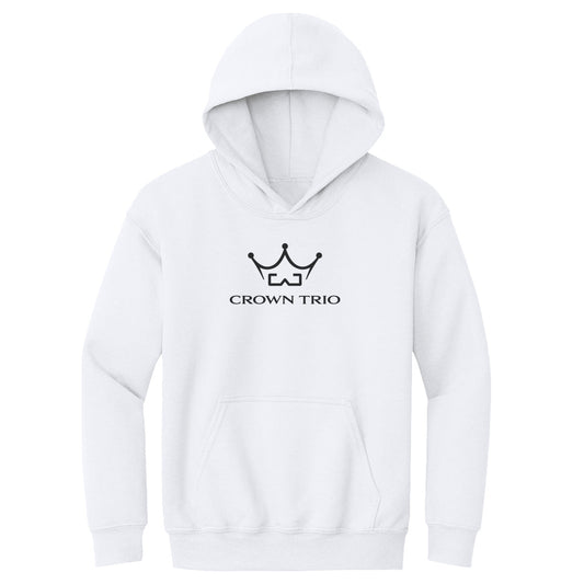 Youth Hoodie Crown Trio Logo Stacked